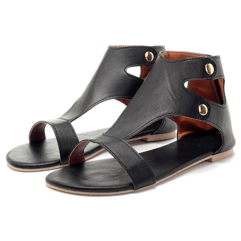 Gladiator Thong Casual Casual Sandalen Met Rits Voor Dames