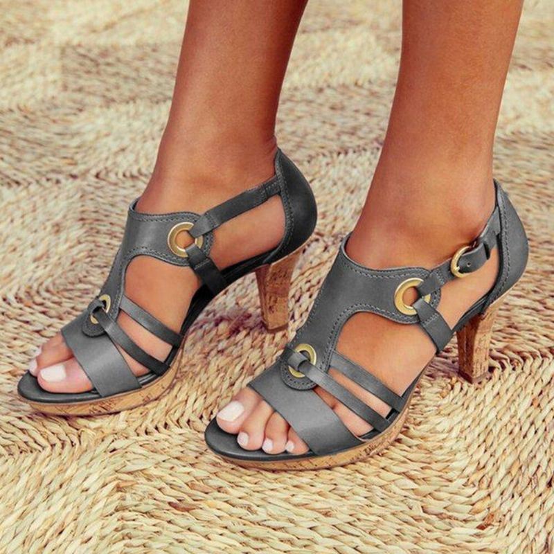 Grote Maat Dames Explosie Modellen Euramerica Sandalen Met Hak