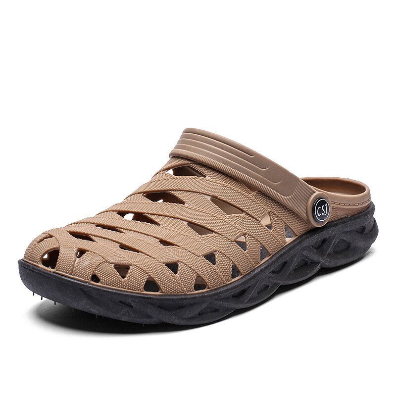 Heren Ademend Hol Casual Dagelijks Zacht Wandelstrand Sandalen