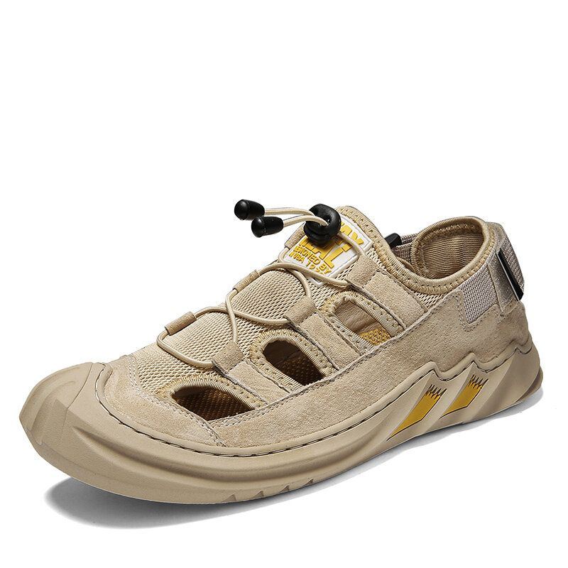 Heren Ademend Zomer Lichtgewicht Gesloten Teen Antislip Zacht Wandelen Outdoor Sport Sandalen