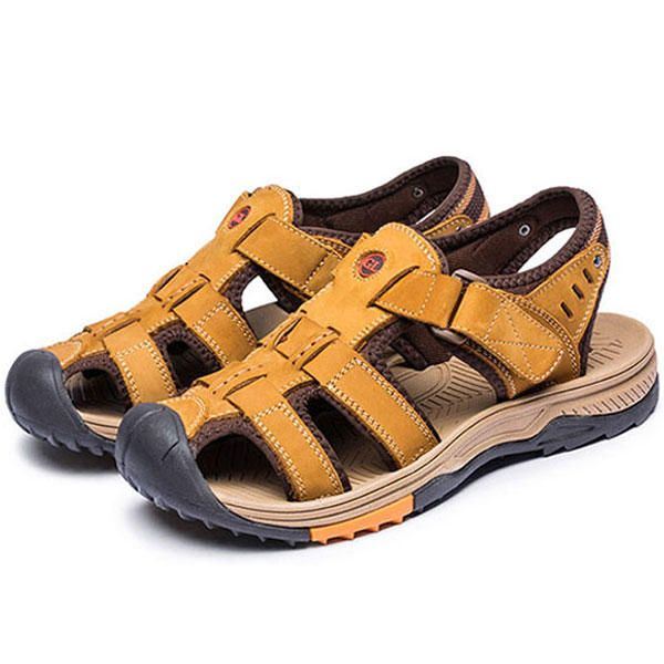 Heren Ademende Anti-collision Teen Hook Loop Outdoor Sandalen