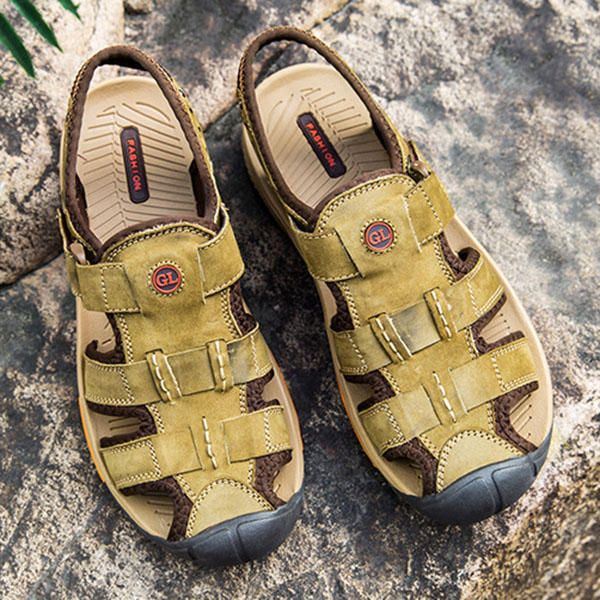 Heren Ademende Anti-collision Teen Hook Loop Outdoor Sandalen