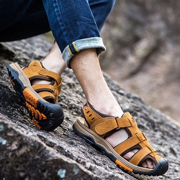 Heren Ademende Anti-collision Teen Hook Loop Outdoor Sandalen