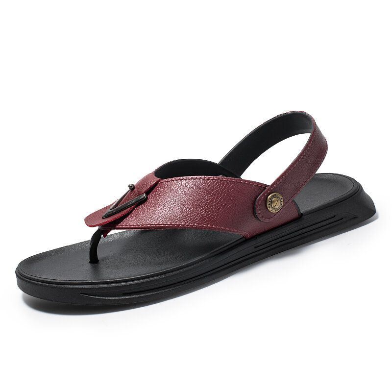 Heren Ademende Antislip Twee Manieren Cliped Casual Strand Sandalen