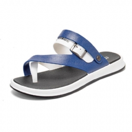 Heren Ademende Antislip Twee Manieren Toe Ring Casual Strand Sandalen