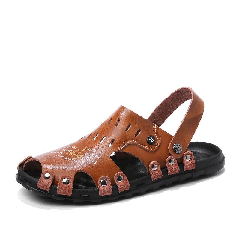 Heren Ademende Lichtgewicht Zachte Antislip Casual Strandsandalen