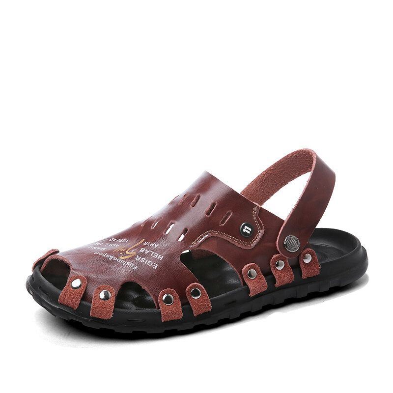 Heren Ademende Lichtgewicht Zachte Antislip Casual Strandsandalen