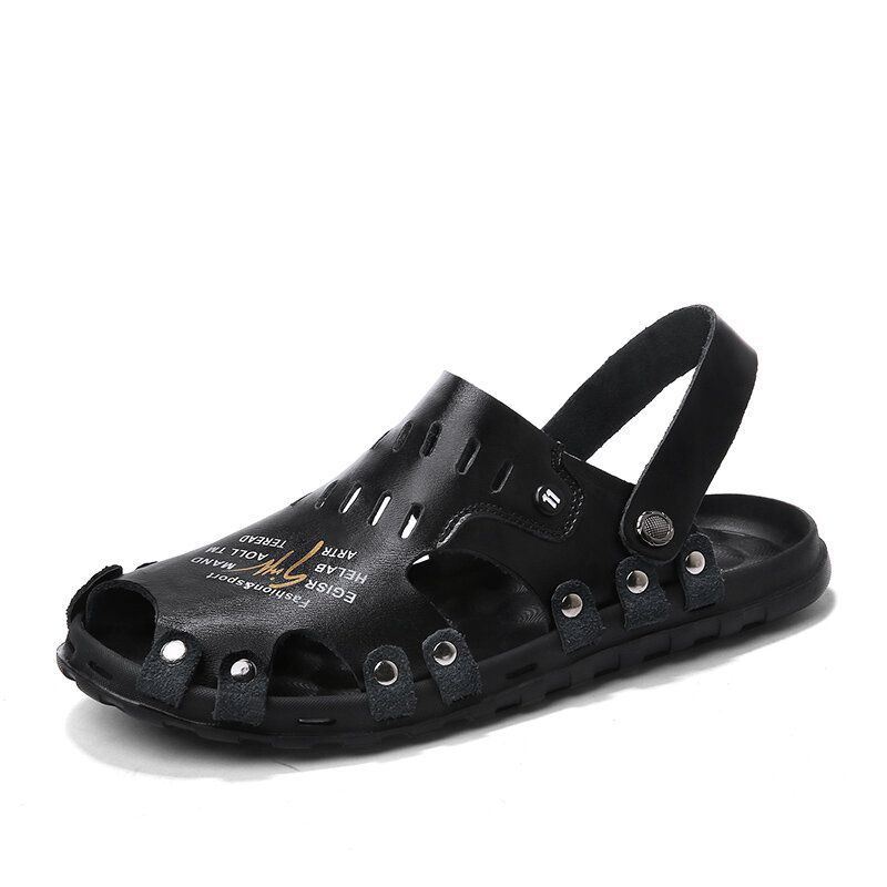 Heren Ademende Lichtgewicht Zachte Antislip Casual Strandsandalen