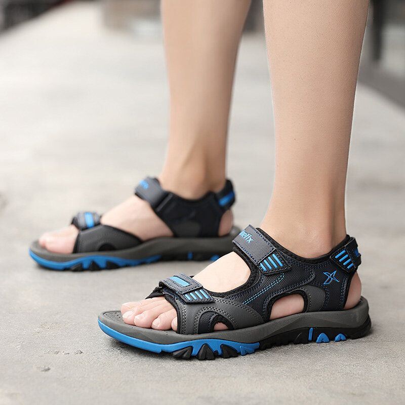 Heren Ademende Zachte Zool Open Teen Antislip Strand Casual Outdoor Sandalen