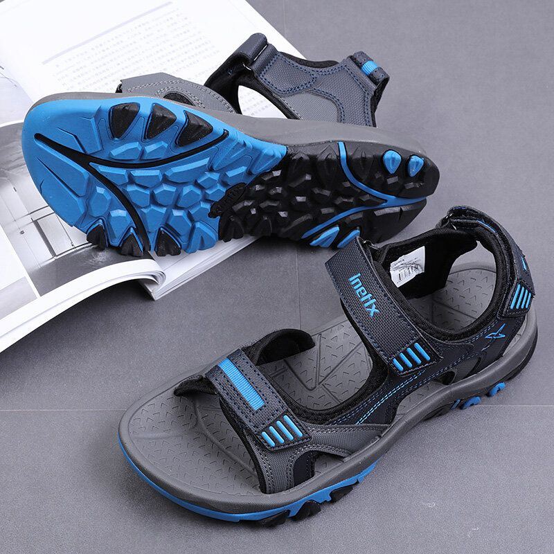 Heren Ademende Zachte Zool Open Teen Antislip Strand Casual Outdoor Sandalen