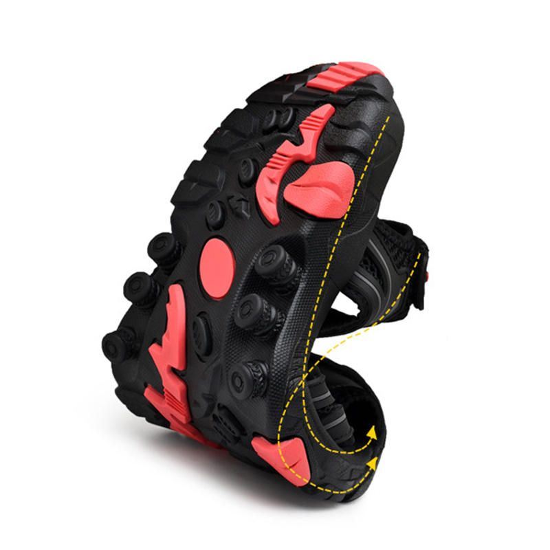 Heren Anti-collision Teen Cap Outdoor Wandelen Echte Lederen Sandalen