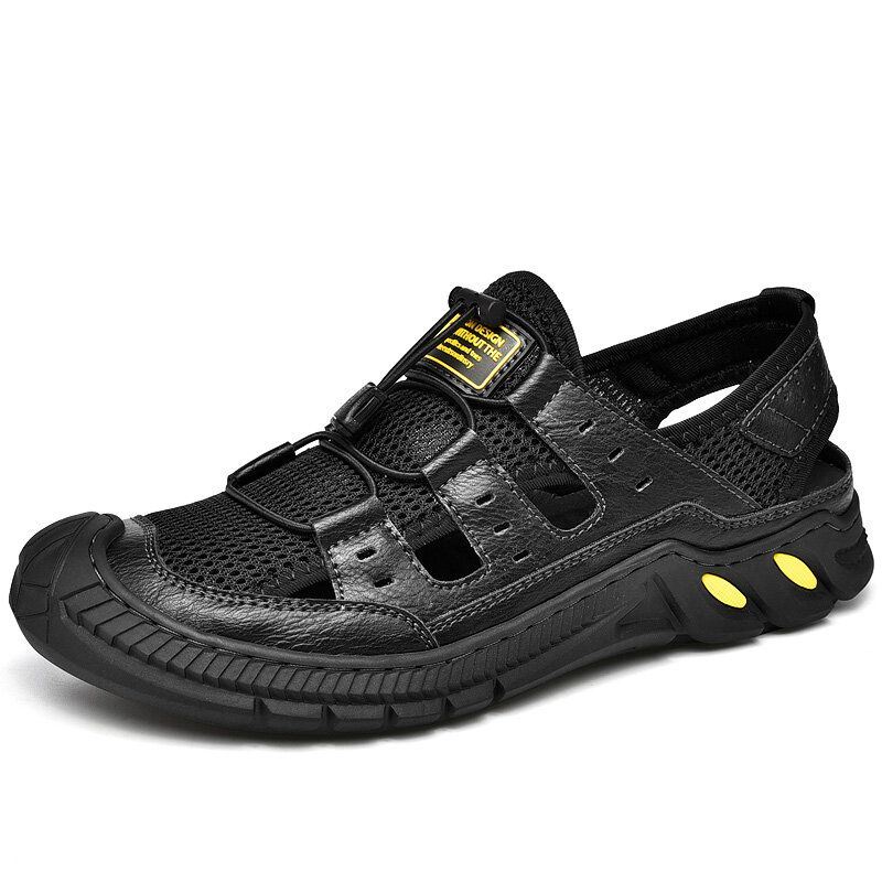 Heren Casual Ademend Lichtgewicht Gesloten Teen Antislip Zachte Outdoor Sport Sandalen