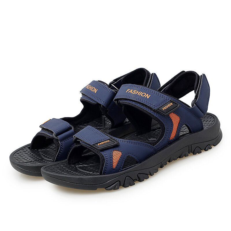 Heren Casual Outdoor Brief Patroon Haak Loop Strand Sandalen