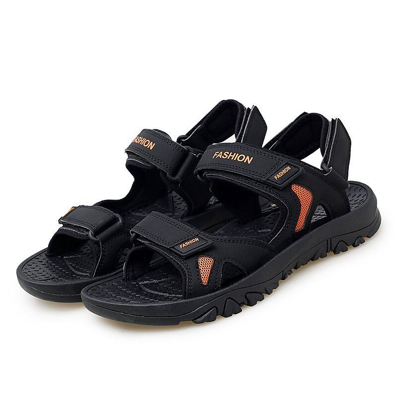 Heren Casual Outdoor Brief Patroon Haak Loop Strand Sandalen