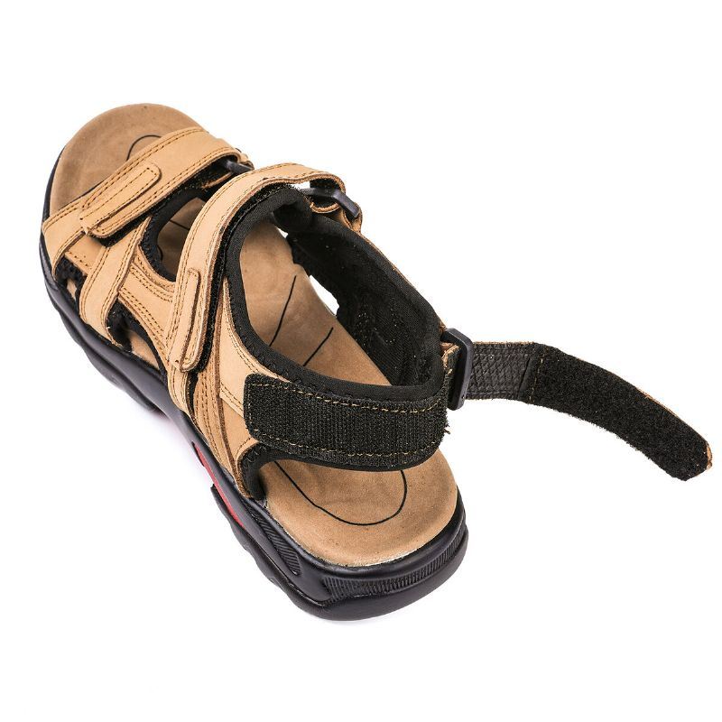 Heren Echt Leer Antislip Casual Soft Sole Outdoor Sandalen