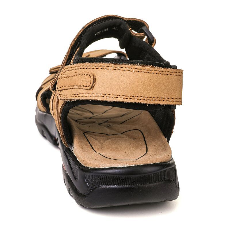 Heren Echt Leer Antislip Casual Soft Sole Outdoor Sandalen