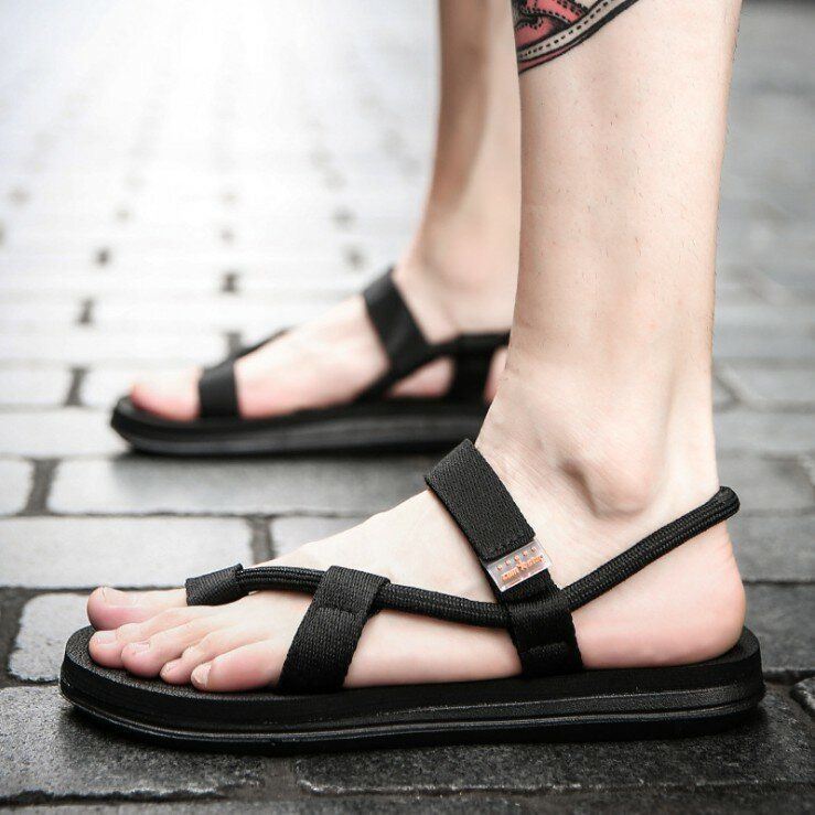 Heren Gebreide Geweven Casual Zachte Dagelijkse Sandalen