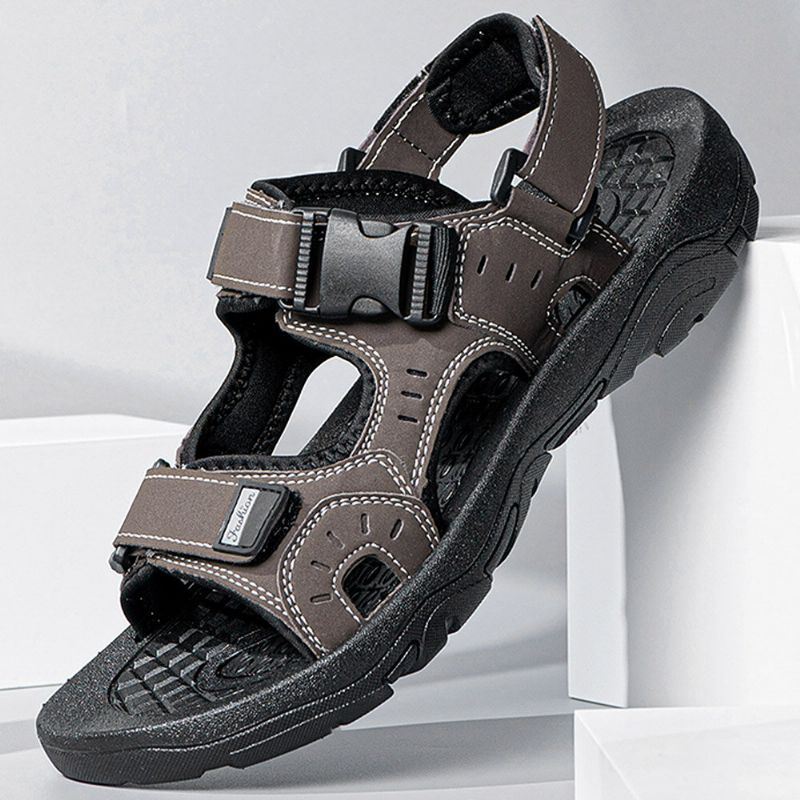 Heren Gesp Antislip Stiksels Casual Outdoor Sport Sandalen