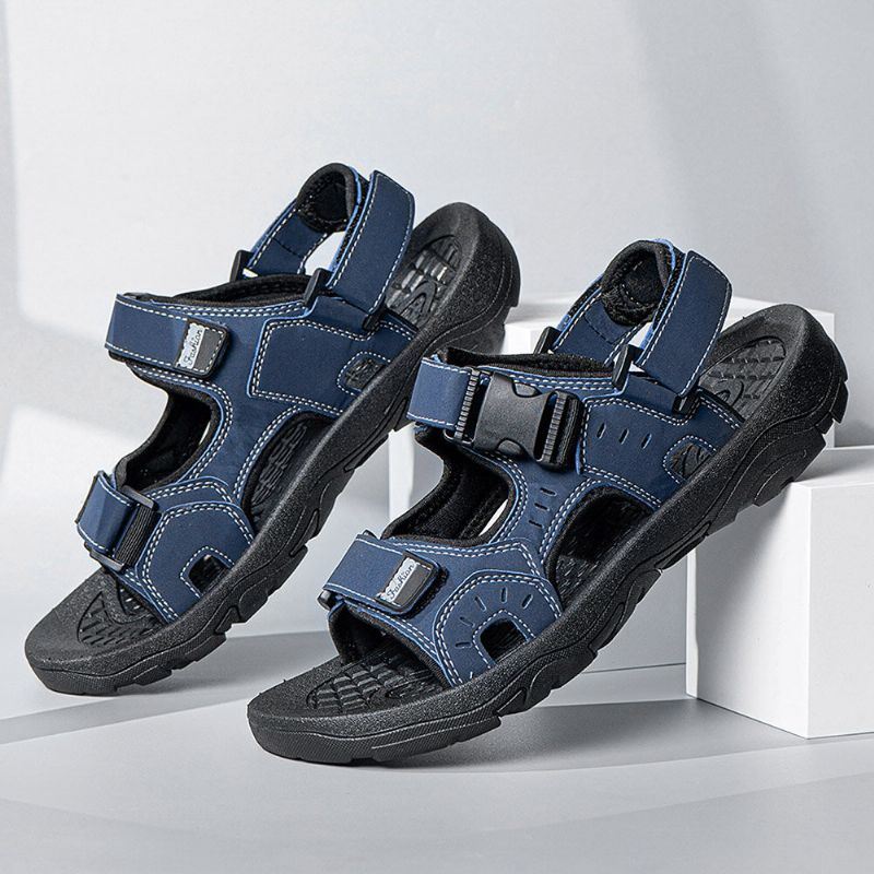 Heren Gesp Antislip Stiksels Casual Outdoor Sport Sandalen