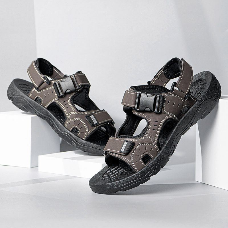 Heren Gesp Antislip Stiksels Casual Outdoor Sport Sandalen