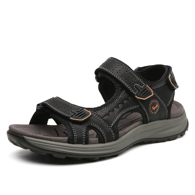 Heren Koeienhuid Ademend Antislip Casual Outdoor Sandalen