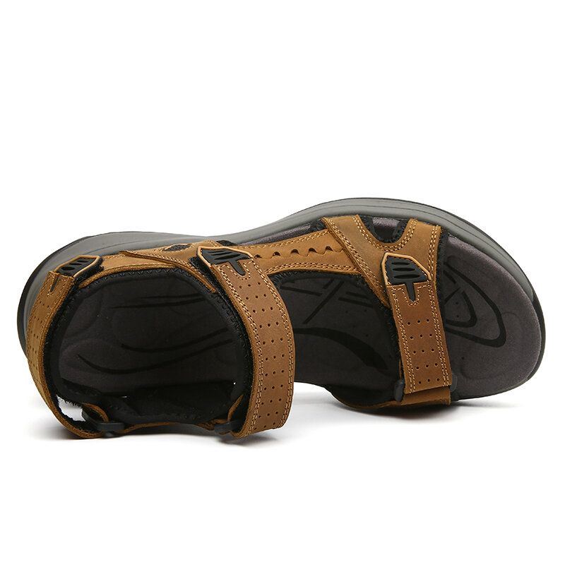 Heren Koeienhuid Ademend Antislip Casual Outdoor Sandalen