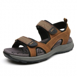 Heren Koeienhuid Ademend Geopend Antislip Comfortabele Casual Outdoor Sandalen