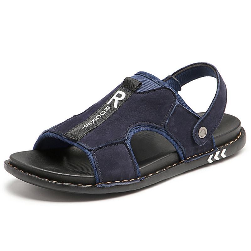 Heren Koeienhuid Antislip Casual Zachte Zool Strandsandalen