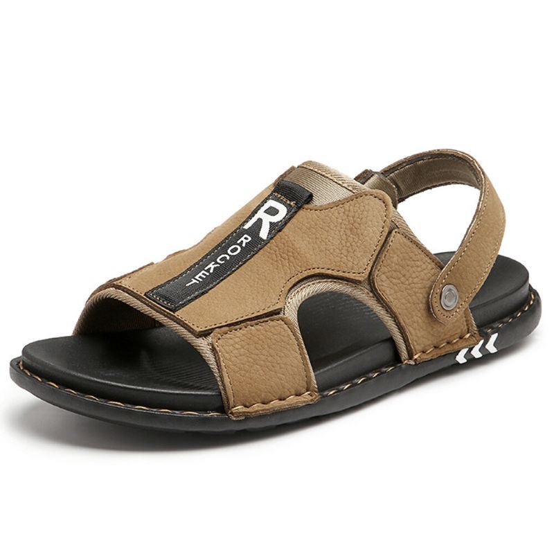 Heren Koeienhuid Antislip Casual Zachte Zool Strandsandalen