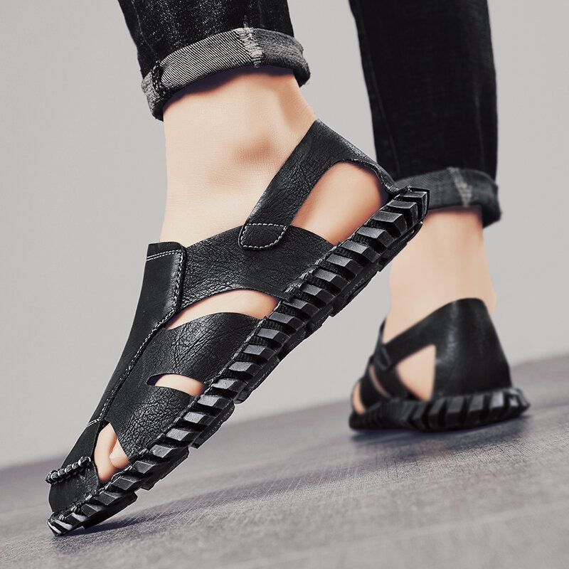 Heren Lichtgewicht Ademende Soft Driving Casual Sandalen