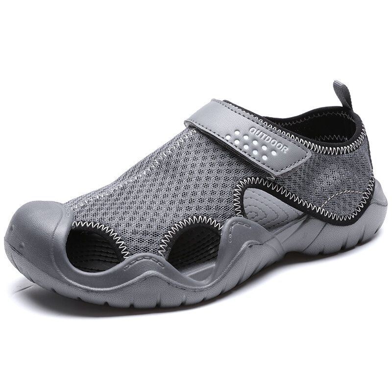 Heren Mesh Ademend Gesloten Teen Antislip Comfortabele Casual Outdoor Sandalen