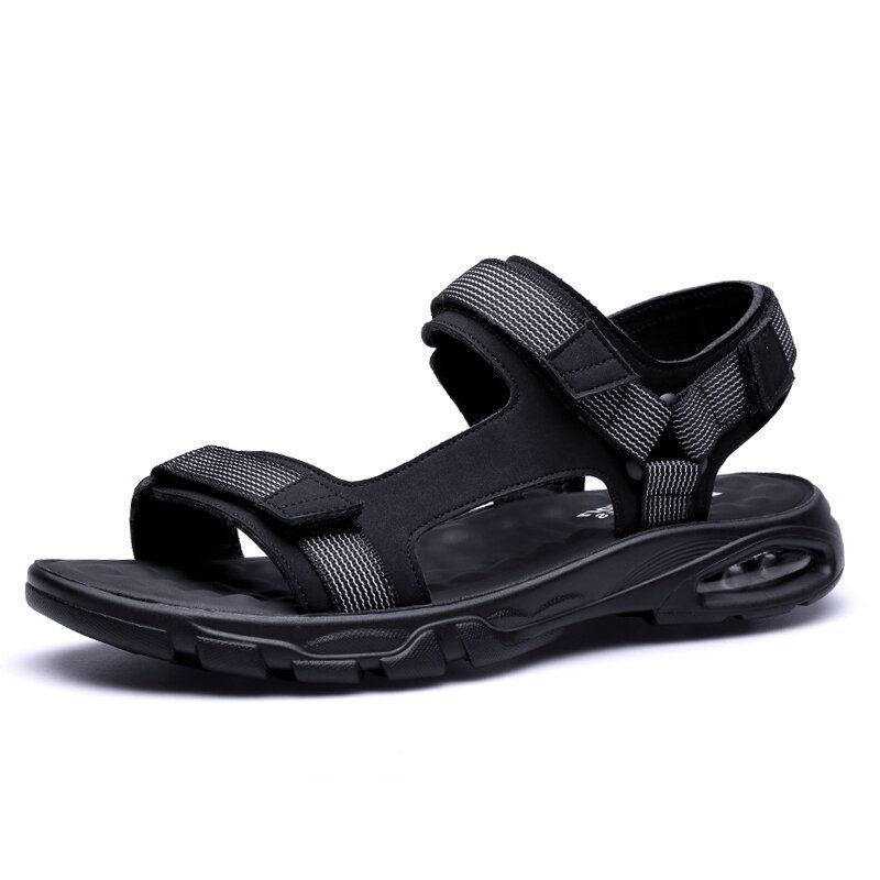 Heren Mesh Stof Comfortabele Massage Zachte Zool Strandsandalen