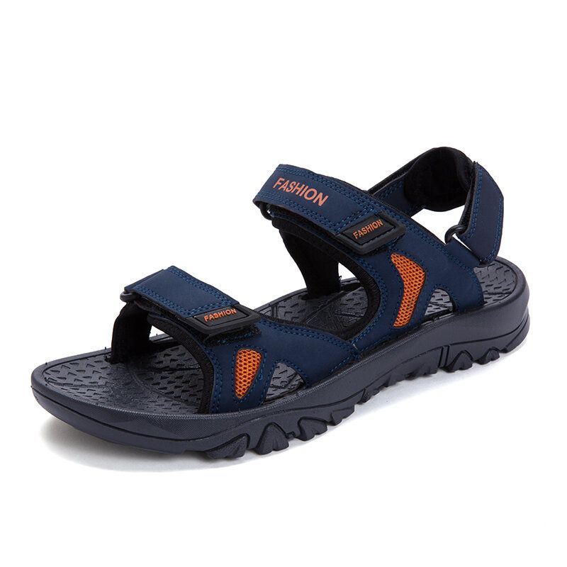 Heren Microfiber Ademend Antislip Geopend Comfortabele Bodem Outdoor Casual Sandalen