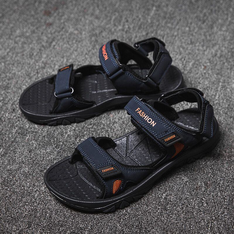 Heren Microfiber Ademend Antislip Geopend Comfortabele Bodem Outdoor Casual Sandalen