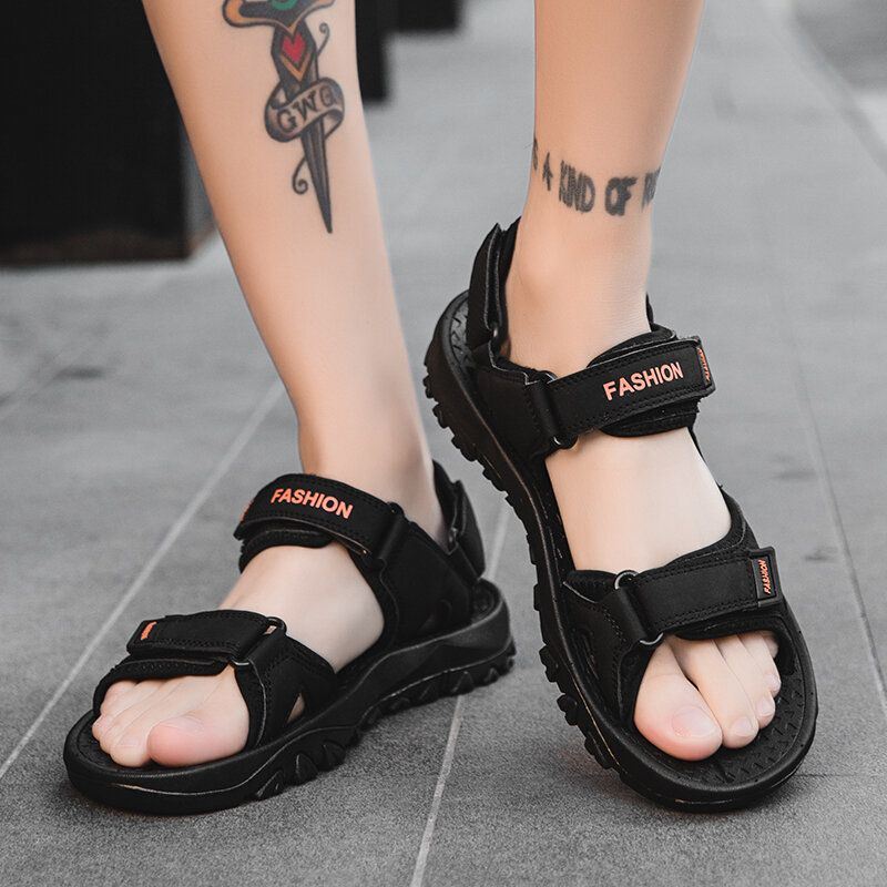 Heren Microfiber Ademend Antislip Geopend Comfortabele Bodem Outdoor Casual Sandalen