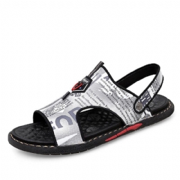 Heren Microfiber Twee-weg Antislip Lichtgewicht Rijden Casual Outdoor Sandalen