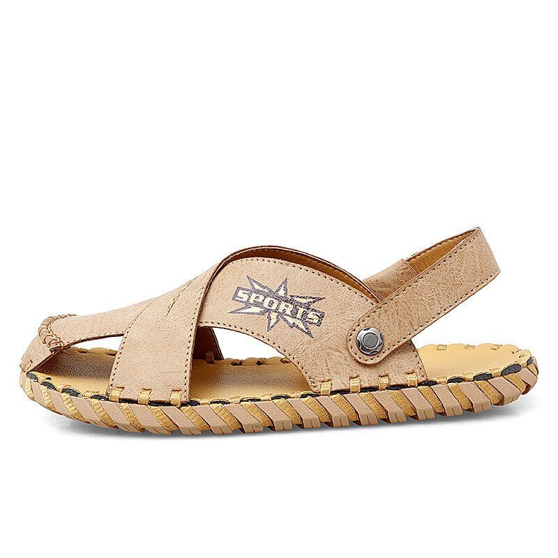 Heren Microfiber Tweerichtings Lichtgewicht Zachte Casual Sandalen