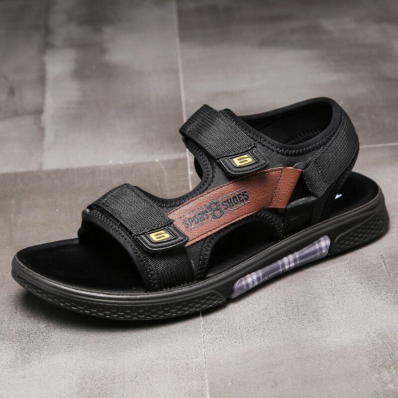 Heren Soft Geopend Toe Hook Loop Casual Sandalen