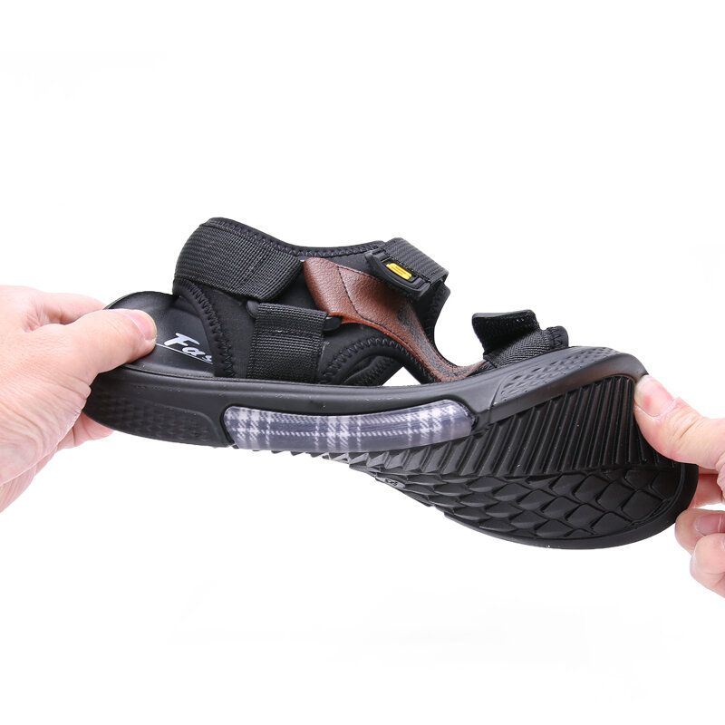 Heren Soft Geopend Toe Hook Loop Casual Sandalen