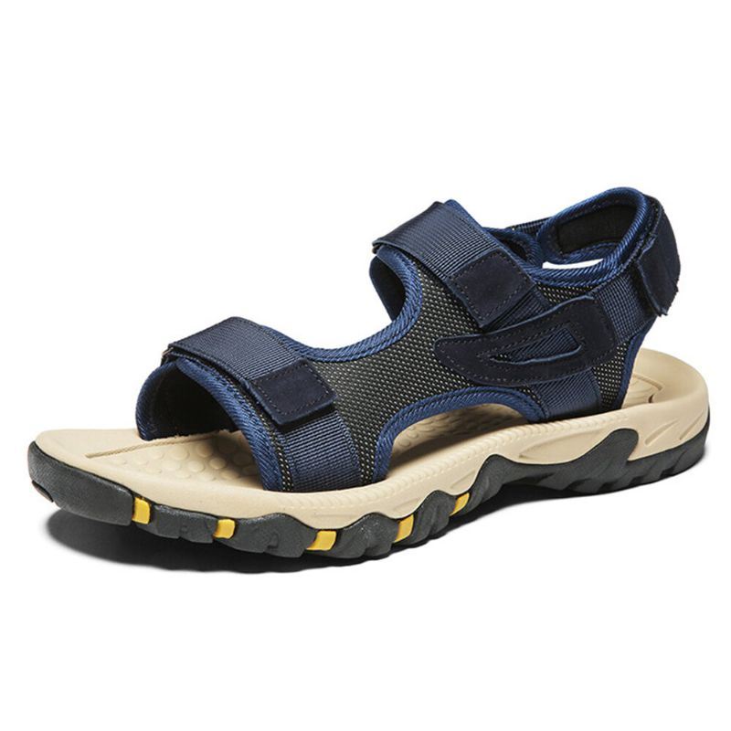 Heren Stof Klittenband Antislip Casual Zachte Strandsandalen