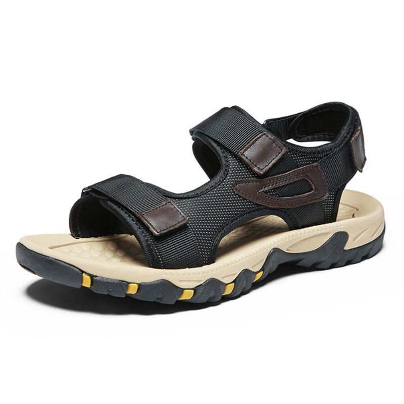 Heren Stof Klittenband Antislip Casual Zachte Strandsandalen