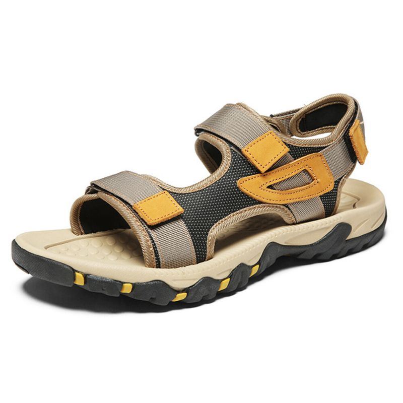 Heren Stof Klittenband Antislip Casual Zachte Strandsandalen