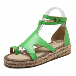 Romeinse Gladiator Sandalen Zomer Wedges Platform Dames Schoenen