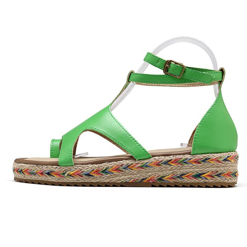 Romeinse Gladiator Sandalen Zomer Wedges Platform Dames Schoenen