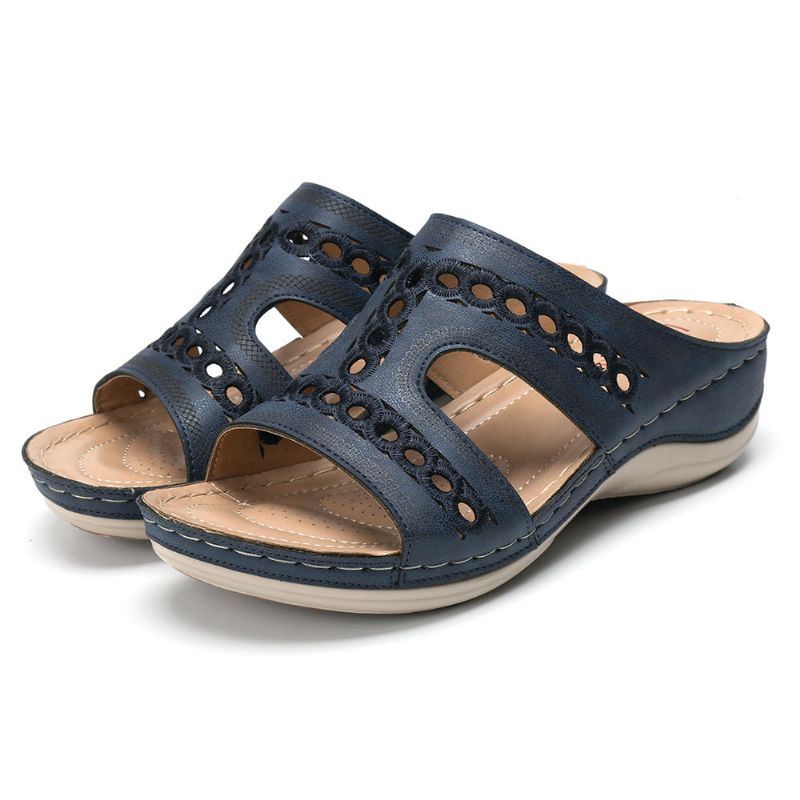 Uitgeholde Casual Comfortabele Sleehaksandalen Voor Dames