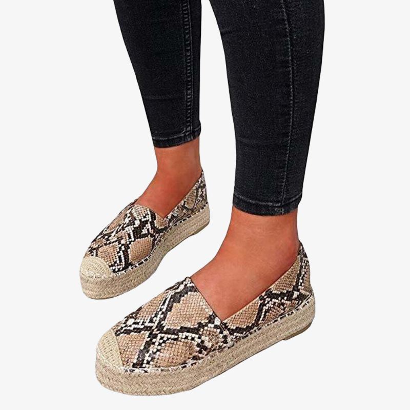 Comfortabele Draagbare Casual Espadrilles Met Plateauzool Voor Dames