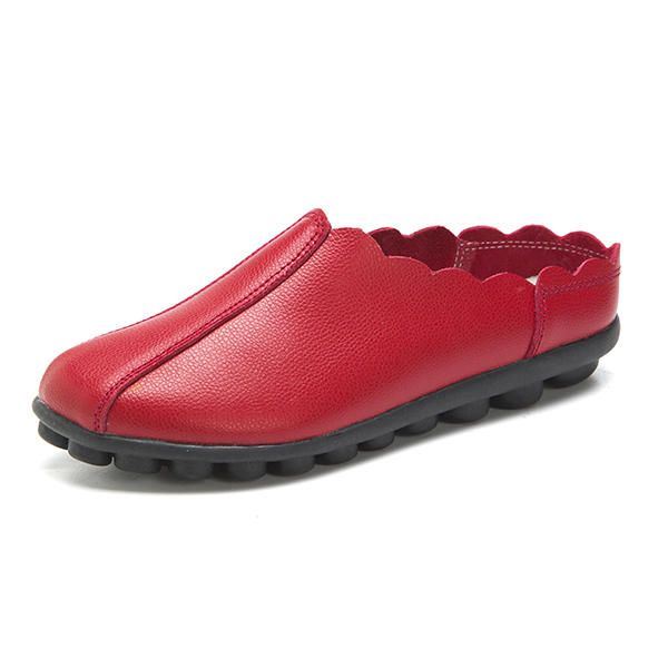 Comfortabele Slip-on Platte Instappers Voor Dames