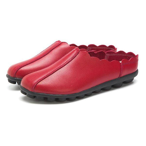 Comfortabele Slip-on Platte Instappers Voor Dames