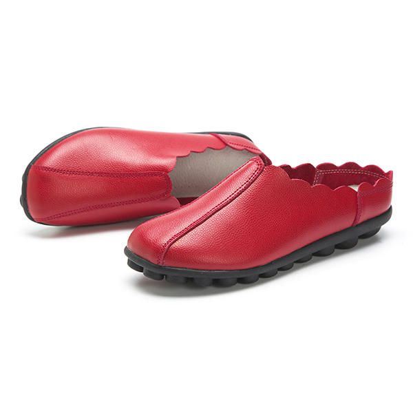 Comfortabele Slip-on Platte Instappers Voor Dames