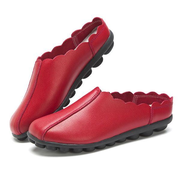 Comfortabele Slip-on Platte Instappers Voor Dames